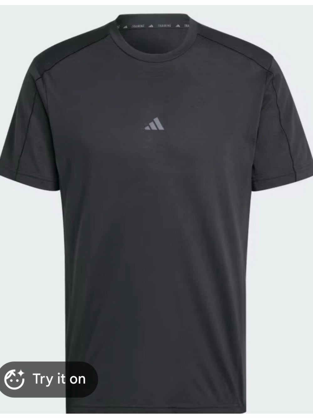 adidas Black Crew Neck Short Sleeve Tee